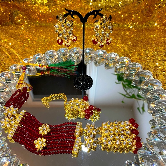 Long Kundan Jewellery set - Picture 1 of 1